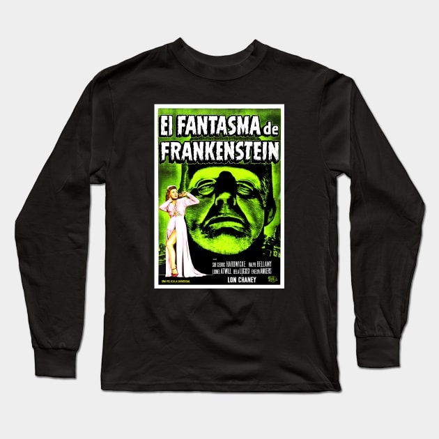 Ghost Of Frankenstein, The (1942) 1 (Argentina) Long Sleeve T-Shirt by GardenOfNightmares